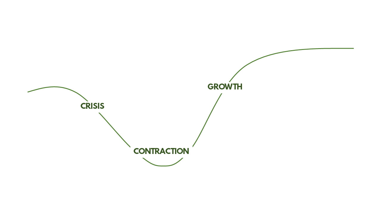 CRISIS-CONTRACTION-GROWTH CURVE